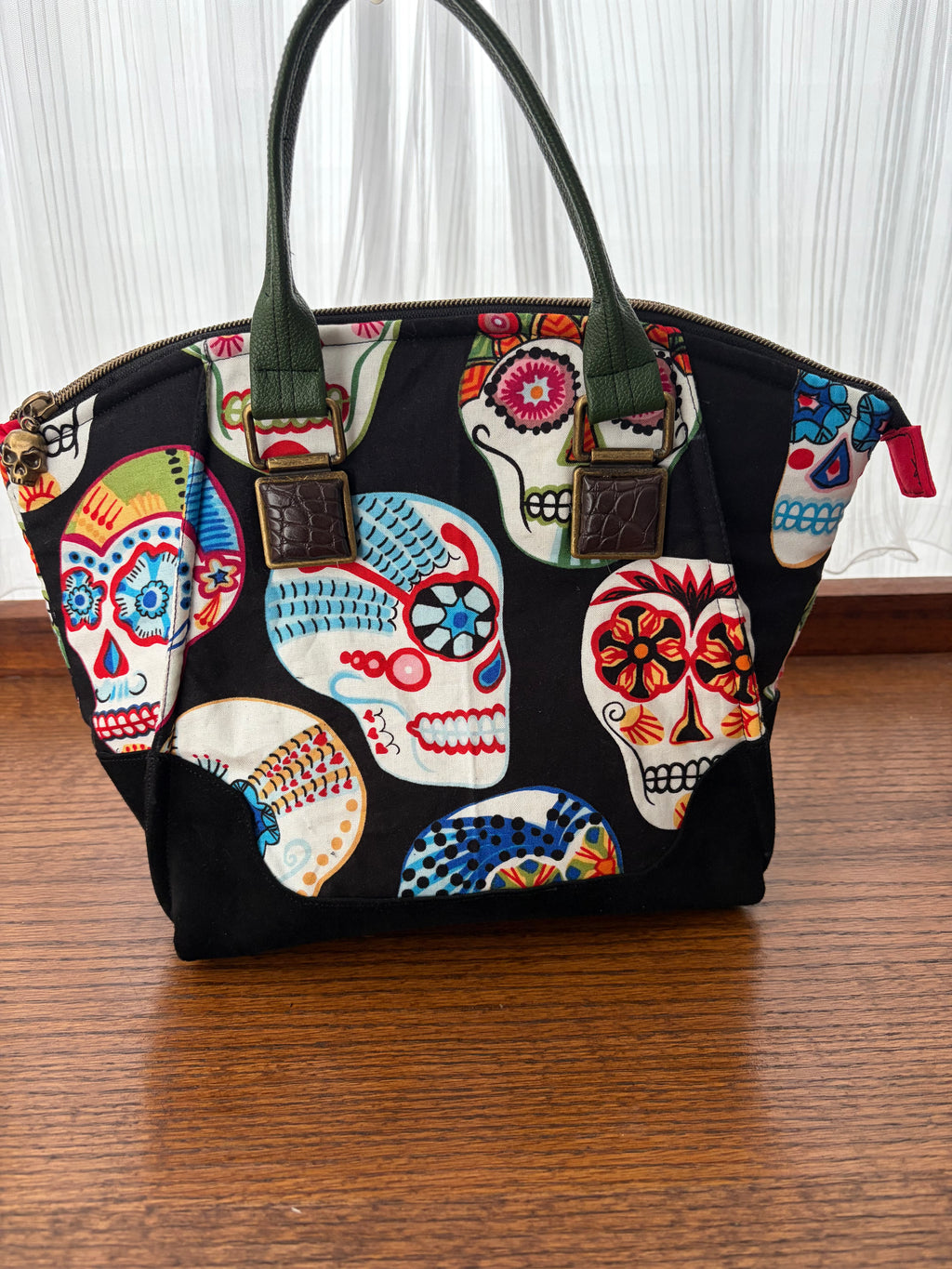 Black Sugar Skull Bag