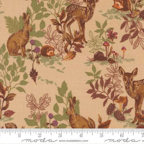 Autumn Forest Animals- Sand - Moda
