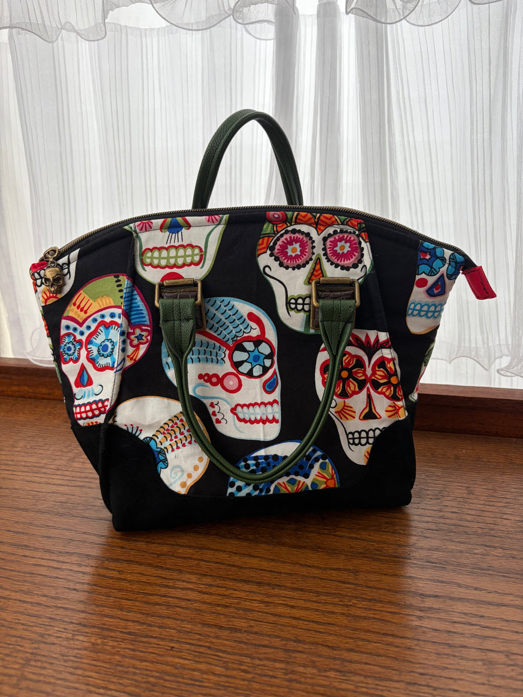 Black Sugar Skull Bag