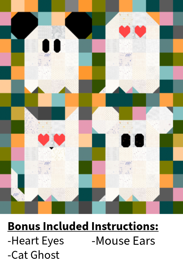 Ghost Party Quilt Pattern- WoolyPetals