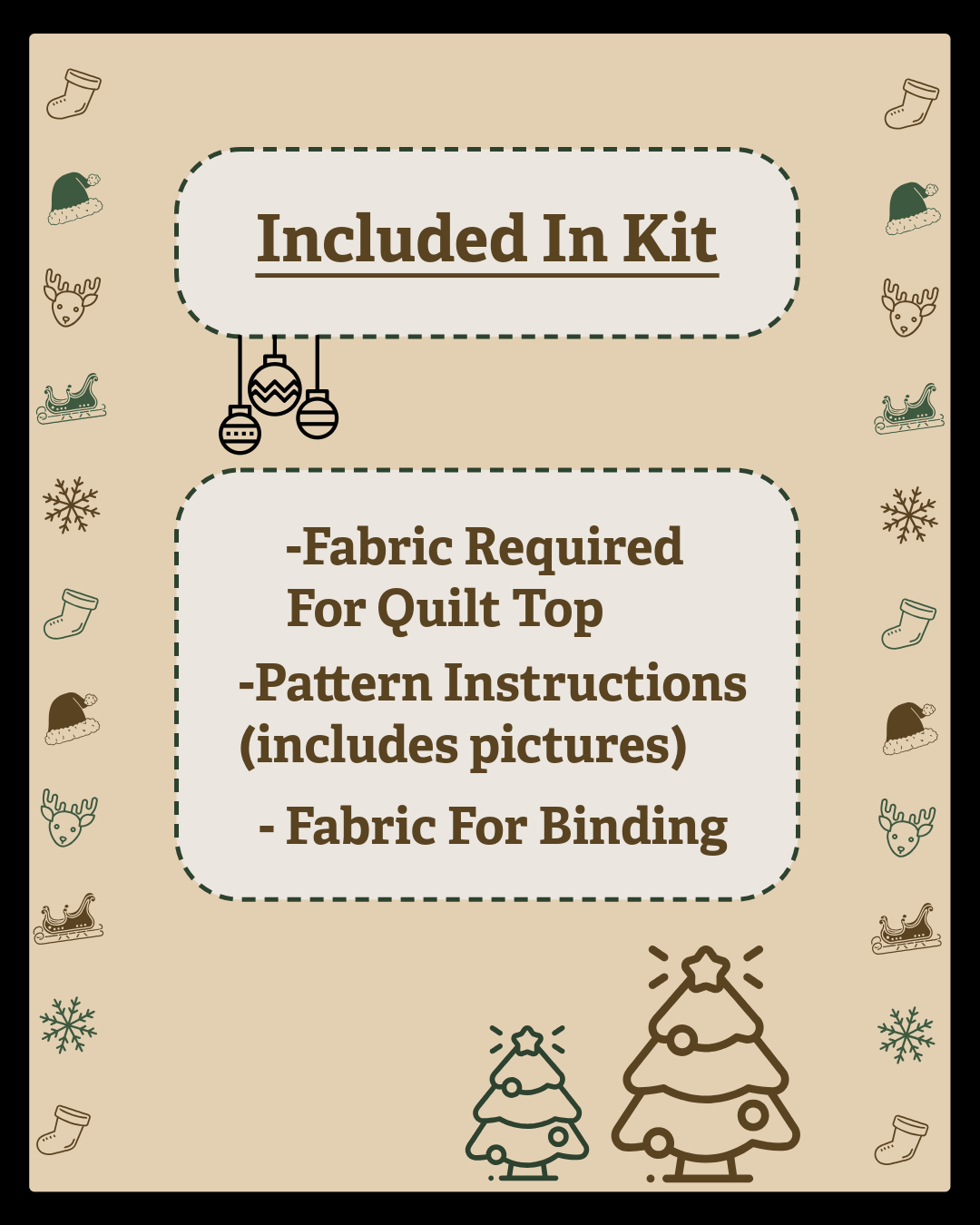 Classic Christmas Quilt Kit