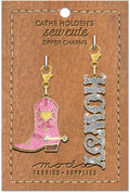 Cowboy Howdy Zipper Pull Charms