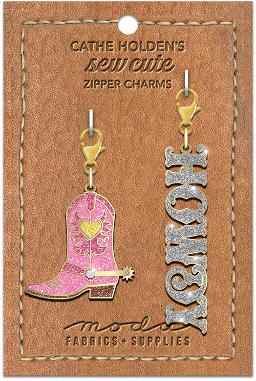 Cowboy Howdy Zipper Pull Charms