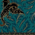 Fireglow Canvas Metallic Galaxy Dragons- Ruby Star Society