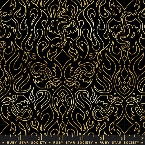 Fireglow Metallic Black Scribe- Ruby Star Society