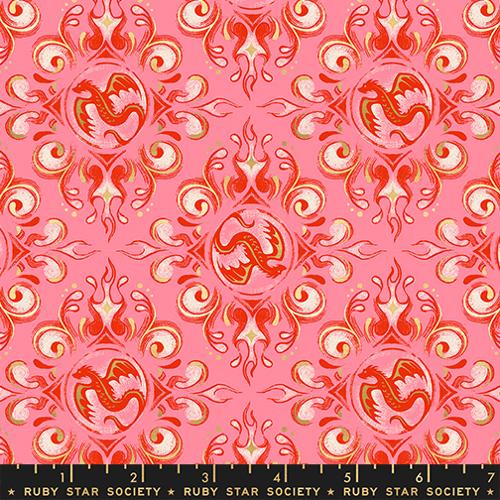 Fireglow Metallic Dark Ruby Emblem- Ruby Star Society