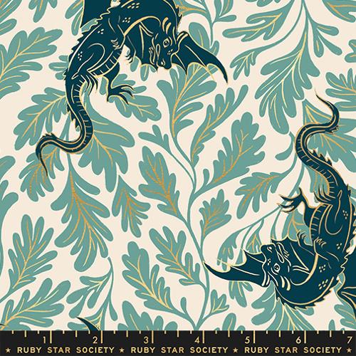 Fireglow Metallic Watercress Dragons- Ruby Star Society