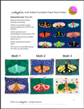 Moth Eclipse FPP (Foundation Paper Piecing)- WoolyPetals