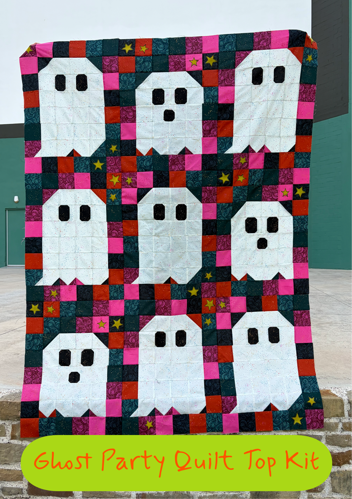 Ghost Party Quilt Top Kit
