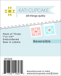 Heart Star Block Sew-in Labels- Kati Cupcake