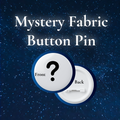 Mystery Fabric Button Pin