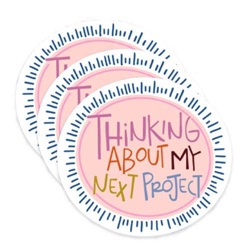 Next Project Sticker- Kati Cupcake