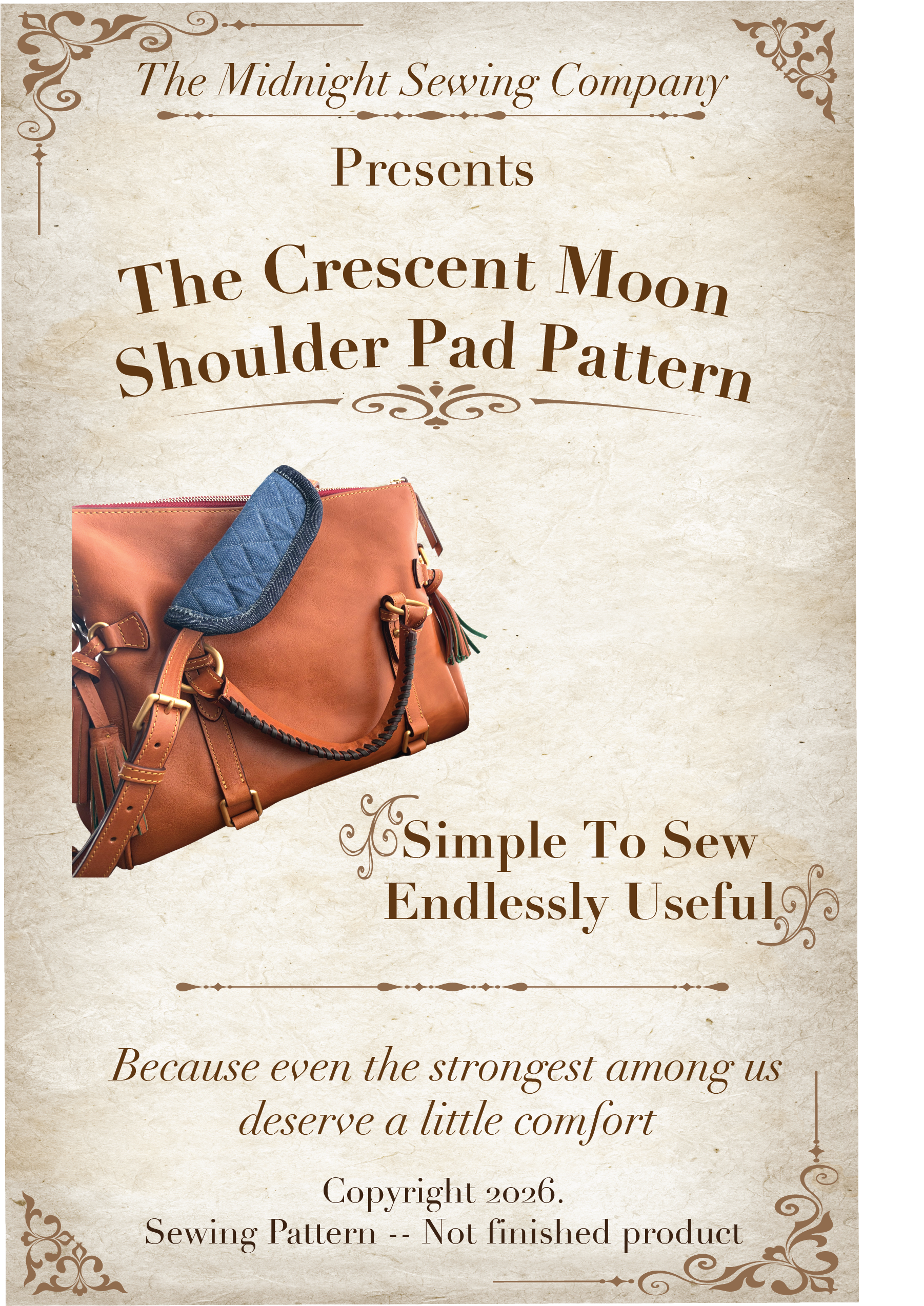 Crescent Moon Handbag Pattern