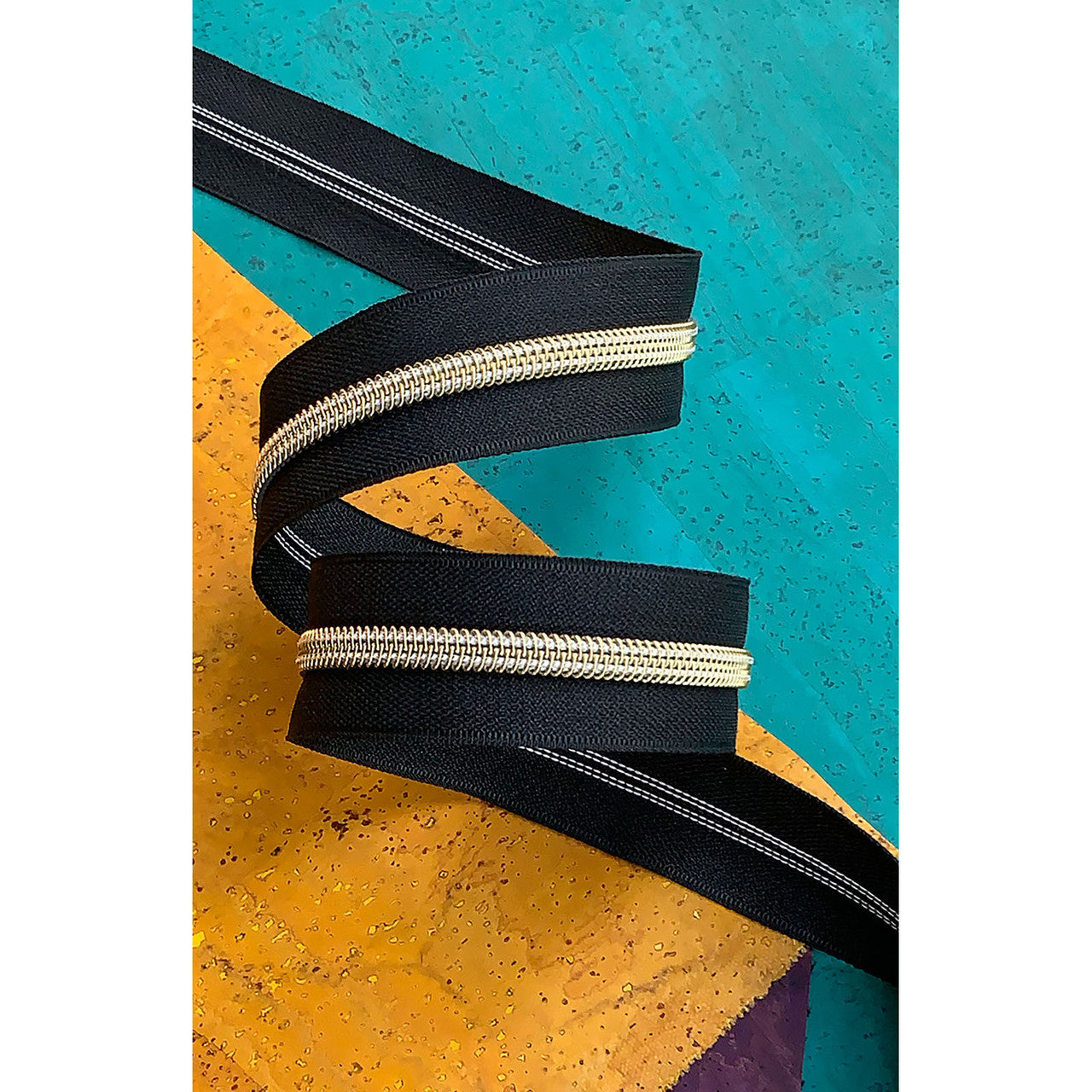 Sassafras Lane Designs - Black Zipper Tape (3 yd)