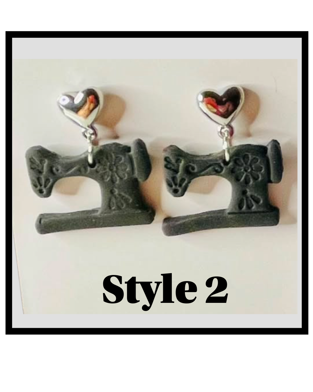 Sewing Machine Earrings- Ojos de Eulogia