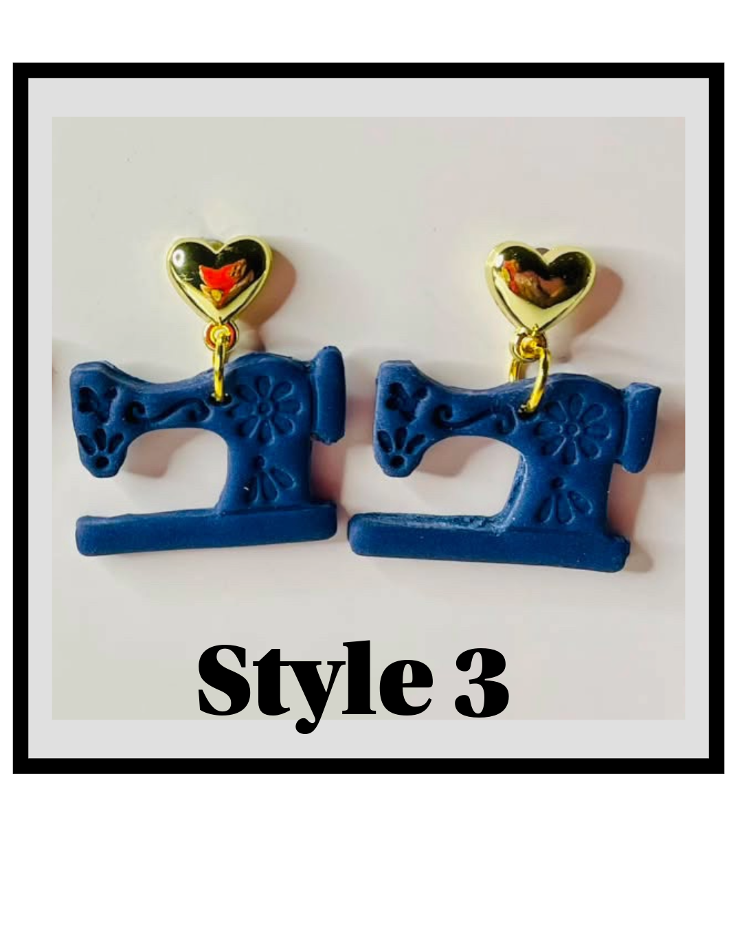 Sewing Machine Earrings- Ojos de Eulogia