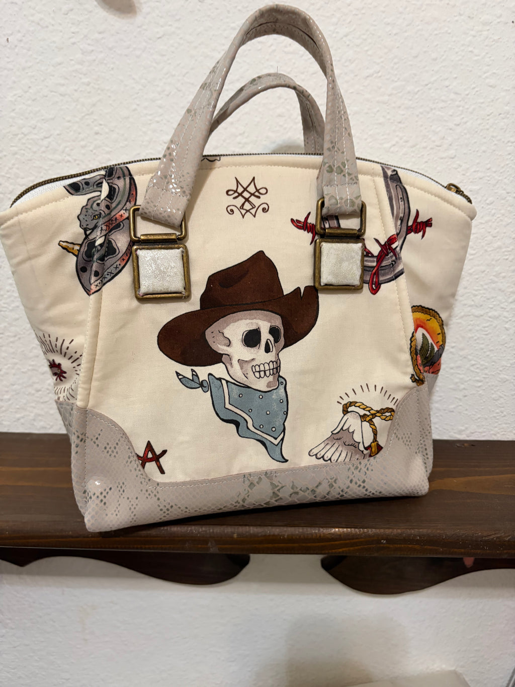 Skeleton Rodeo- Daphne Handbag