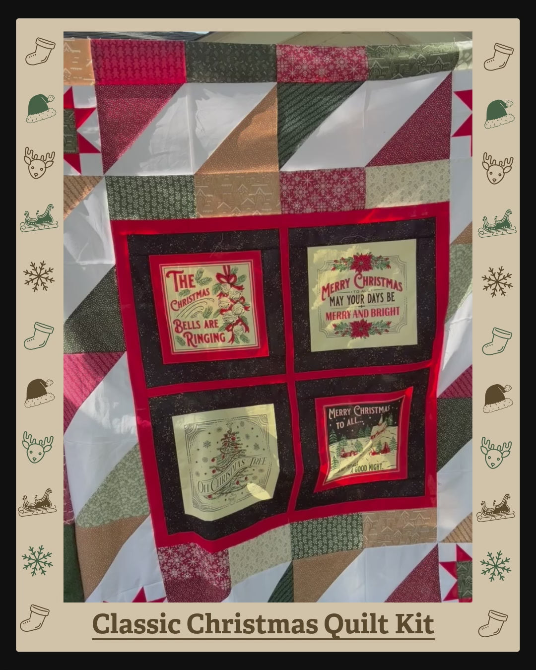Classic Christmas Quilt Kit