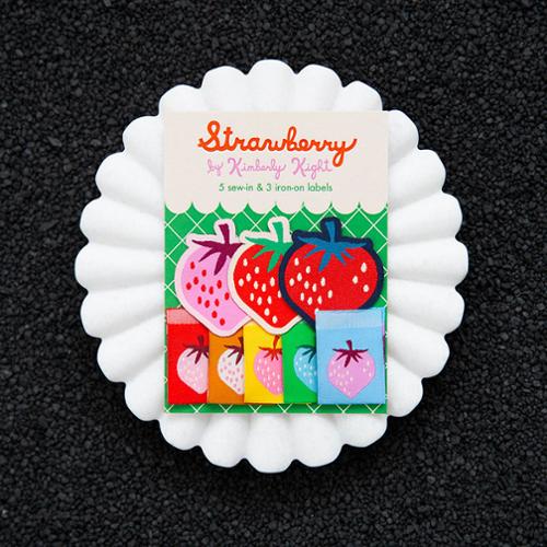 Labels Strawberry Rainbow by Kimberly Kight